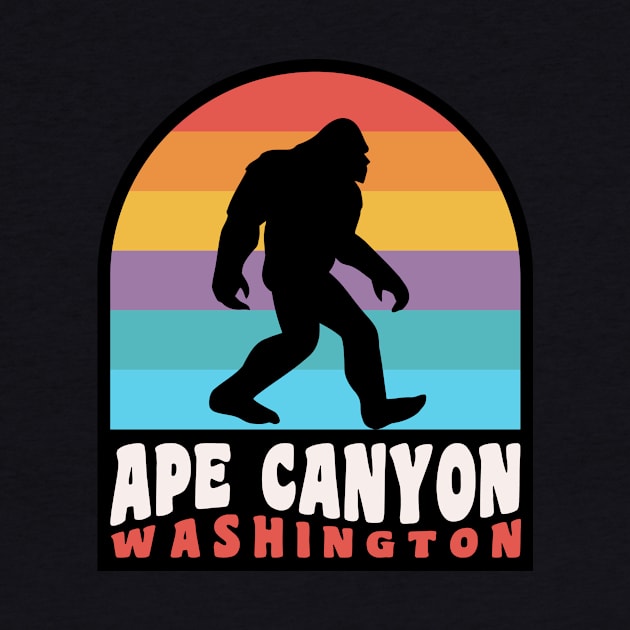 Ape Canyon Washington Bigfoot Sasquatch Mount St. Helens by PodDesignShop